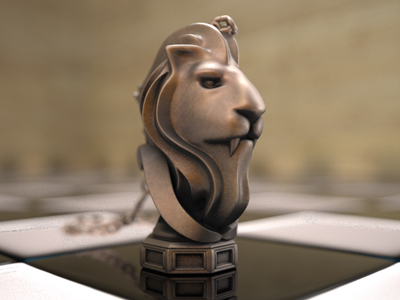 LionHeartPendantl:シルバーアクセサリー925